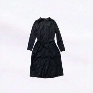 zara ⋆ chevron metallic dress